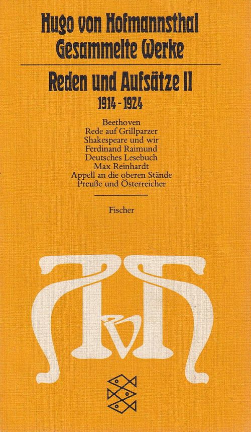 Reden und Aufsätze II