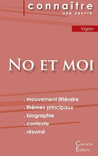 Fiche de lecture No et moi de Delphine de Vigan