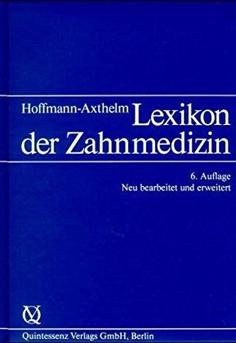 Lexikon der Zahnmedizin
