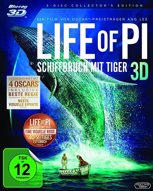 Life of Pi - Schiffbruch mit Tiger [Blu-ray 3D]