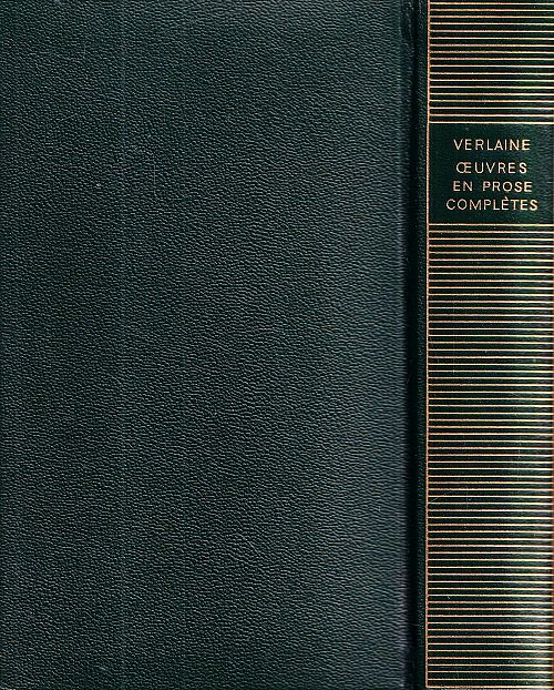 Verlaine - Oeuvres en prose complètes