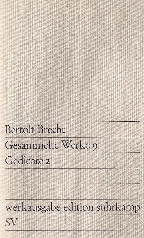 Gesammelte Werke 9