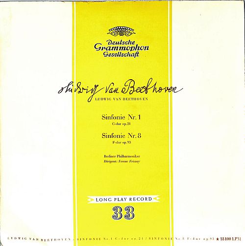 Beethoven - Sinfonie Nr. 1 + Nr. 8 [Vinyl]
