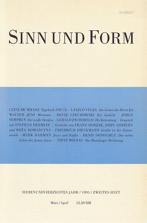 Sinn und Form