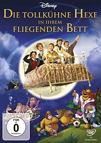 Die tollkühne Hexe in ihrem fliegenden Bett [DVD]